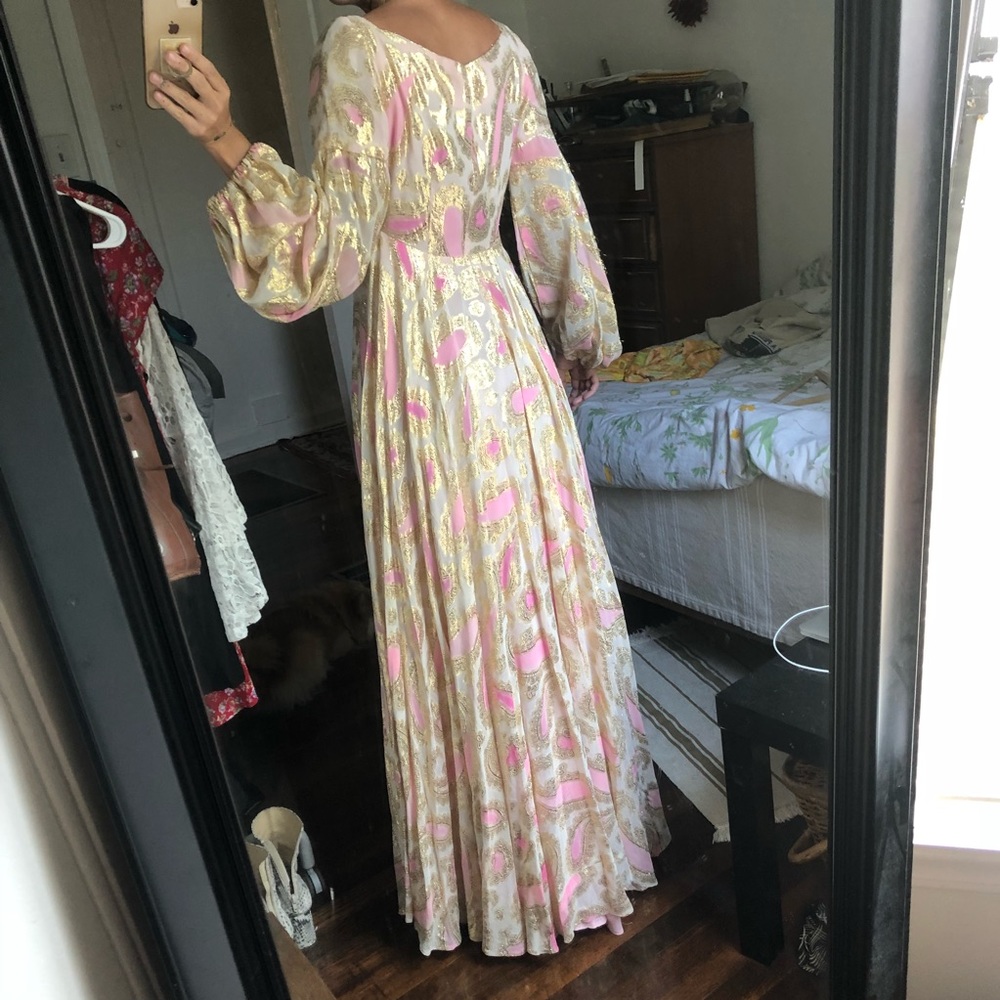 Vintage Gypsy Bohemian Maxi dress - Picture 7 of 8